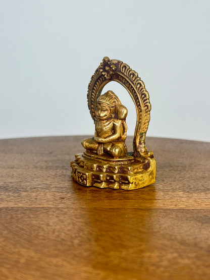 Dyana Hanuman - museum replicated panchaloha idol