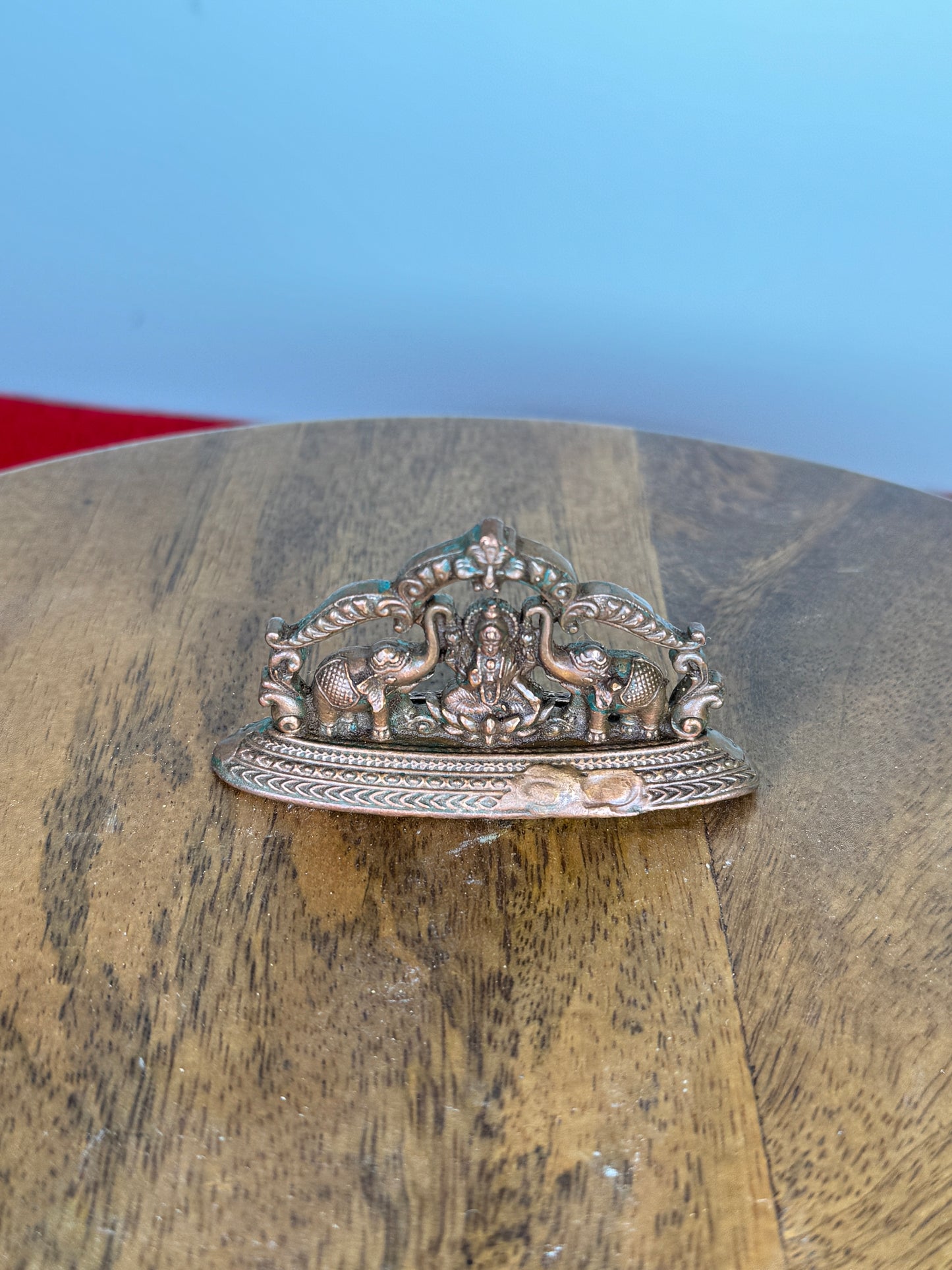 2D Cad model Gajalakshmi devi - museum Replicated copper idol