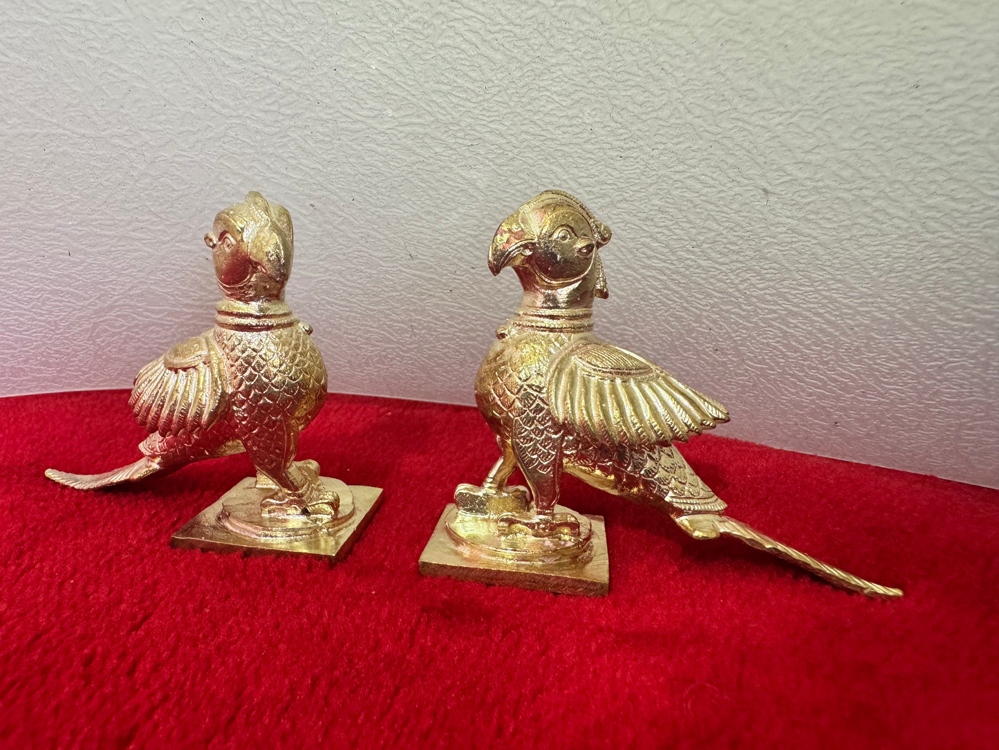 Parrots/Shuka Birds - Prasiddh idols presents copper idol