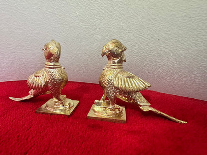 Parrots/Shuka Birds - Prasiddh idols presents copper idol