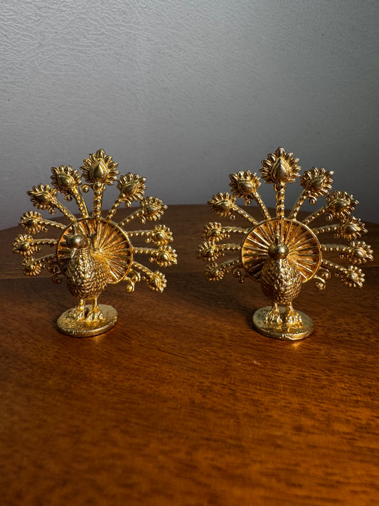 Miniature Peacock- Prasiddh idols presents Panchaloha idol