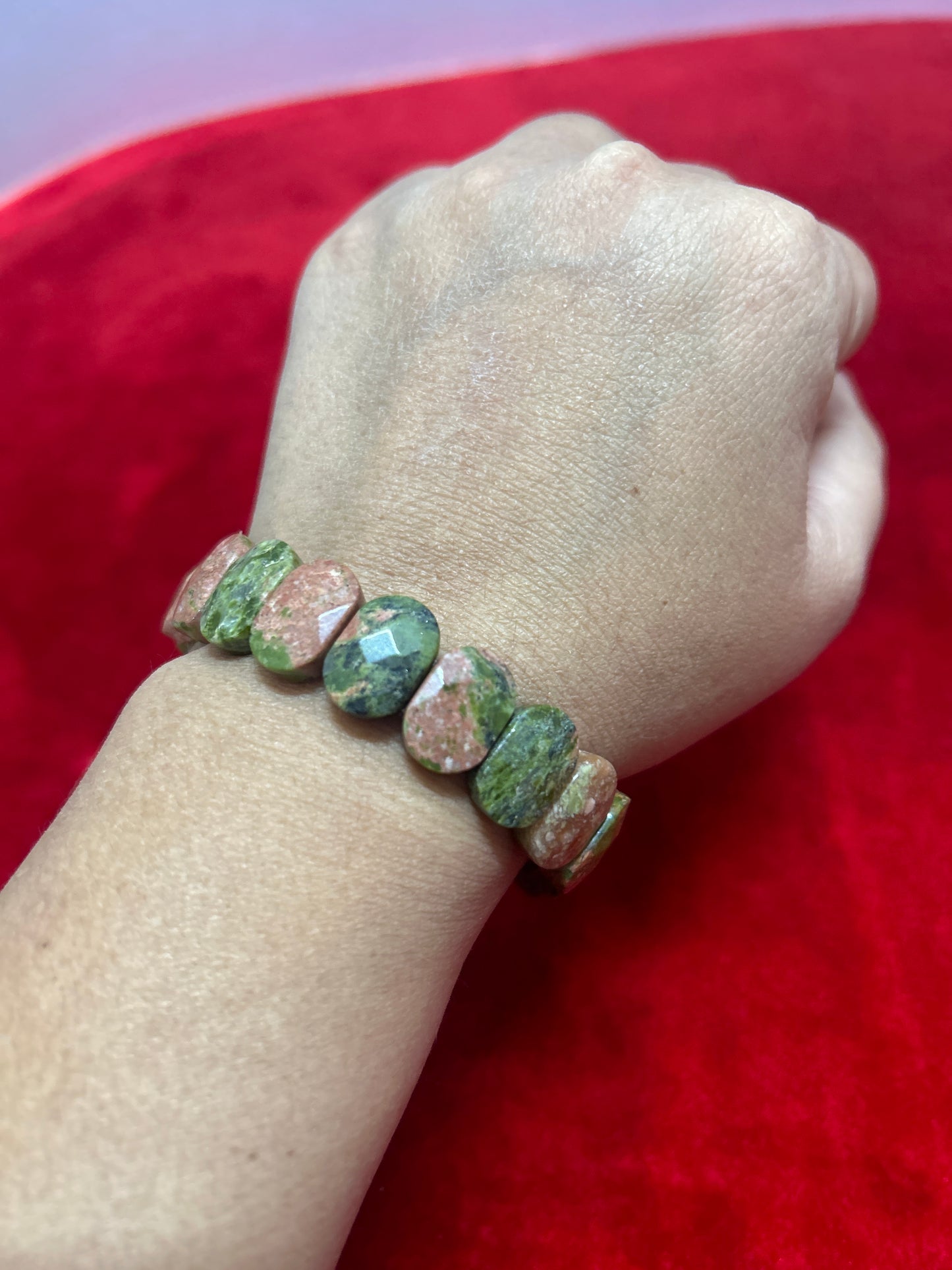 Unakite Stone Bracelet