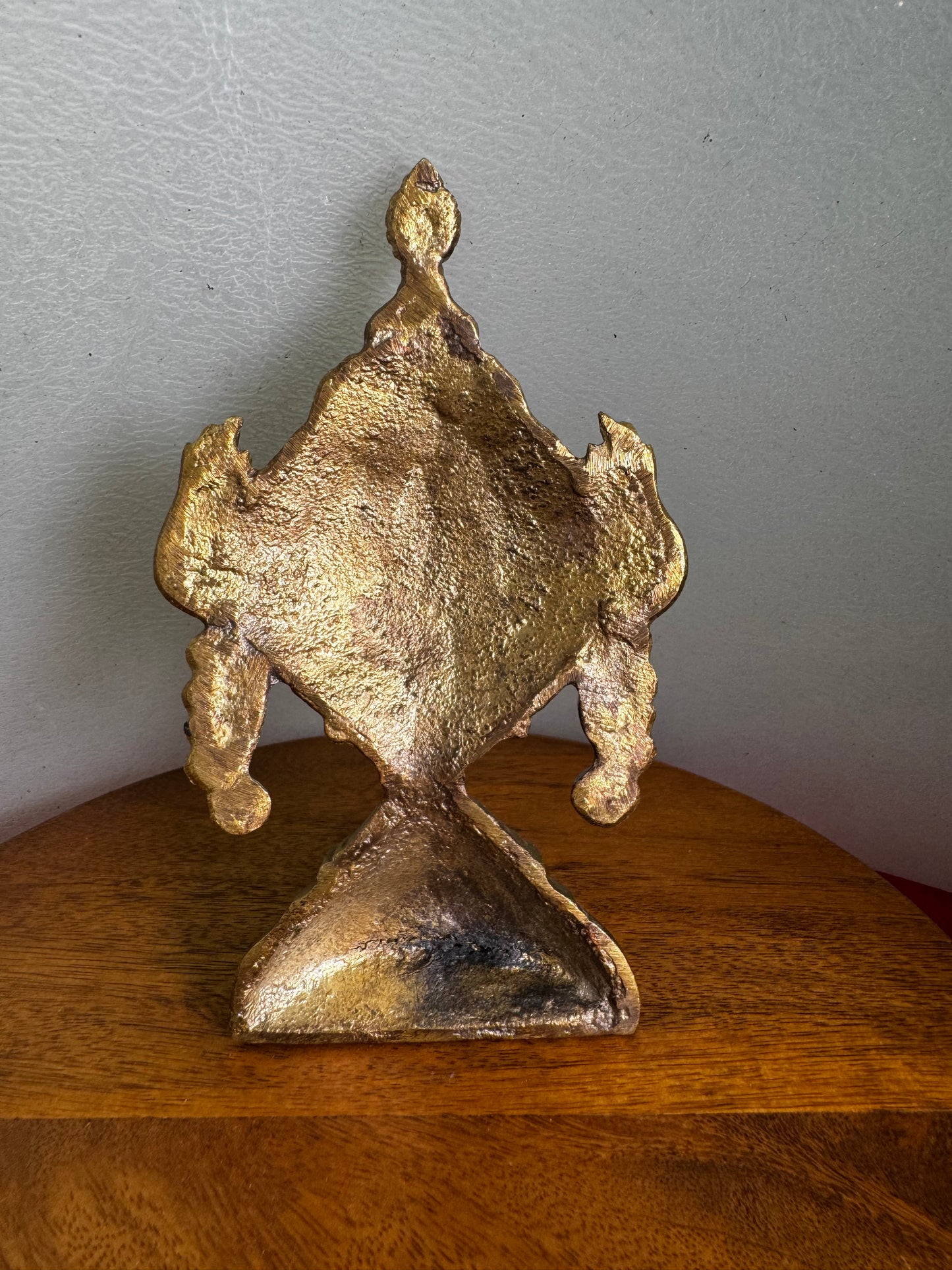 Shanku Chakra Stand - Prasiddh idols presents Panchaloha handcrafted item