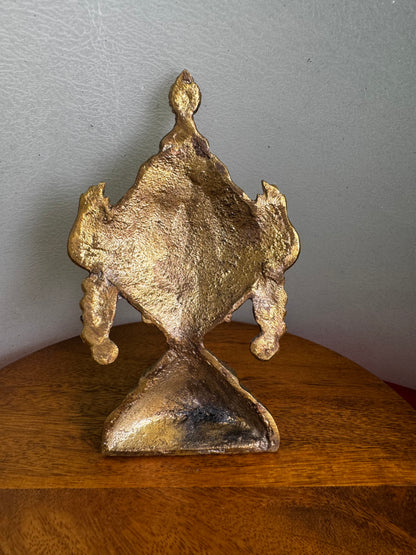 Shanku Chakra Stand - Prasiddh idols presents Panchaloha handcrafted item