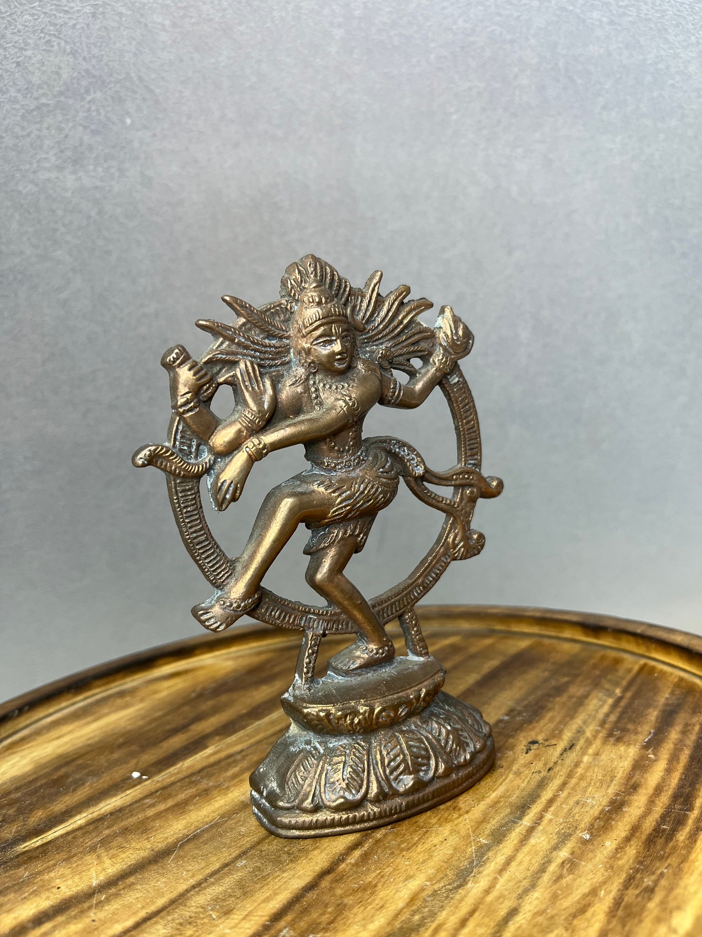 Vintage copper made Nataraja swamy