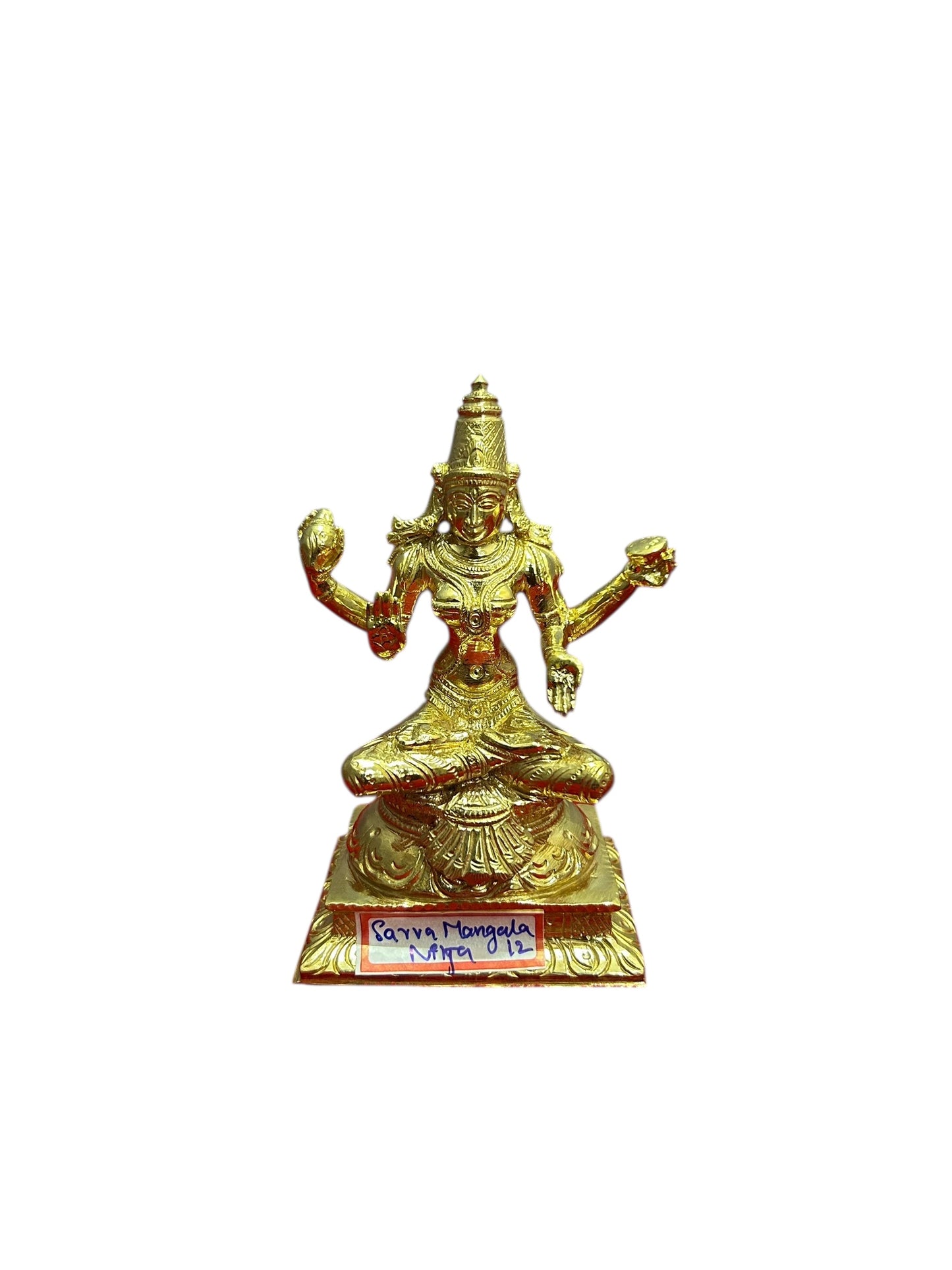Sarva Mangala Nitya Devi - Prasiddh Idols Presents Panchaloha Idol (Custom Made)