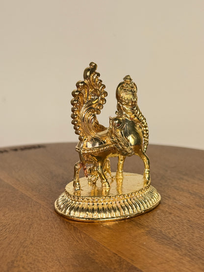 Kamadhenu idol - panchaloha idol