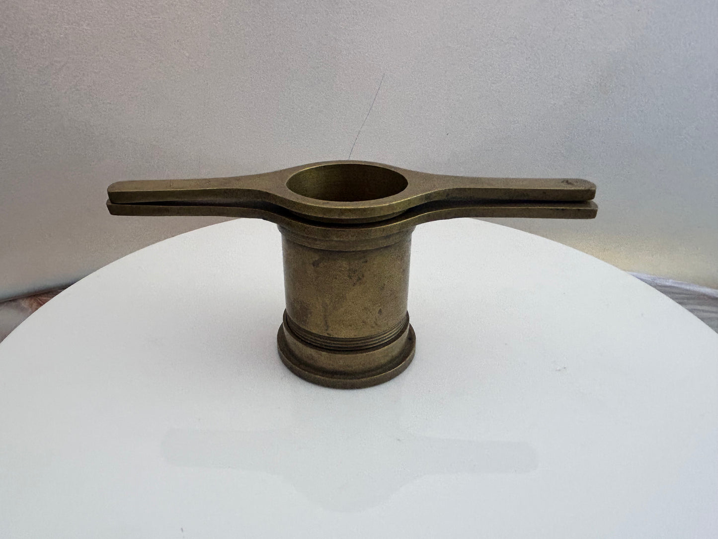 Vintage bronze cast chakli maker