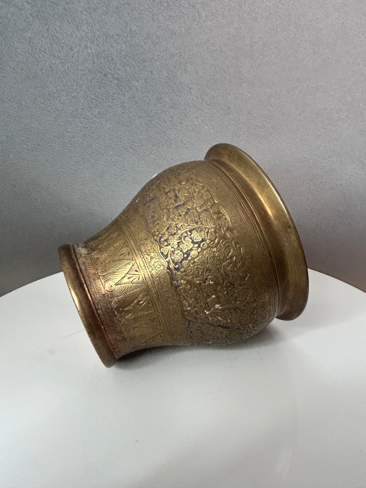 Vintage made bronze tumbler