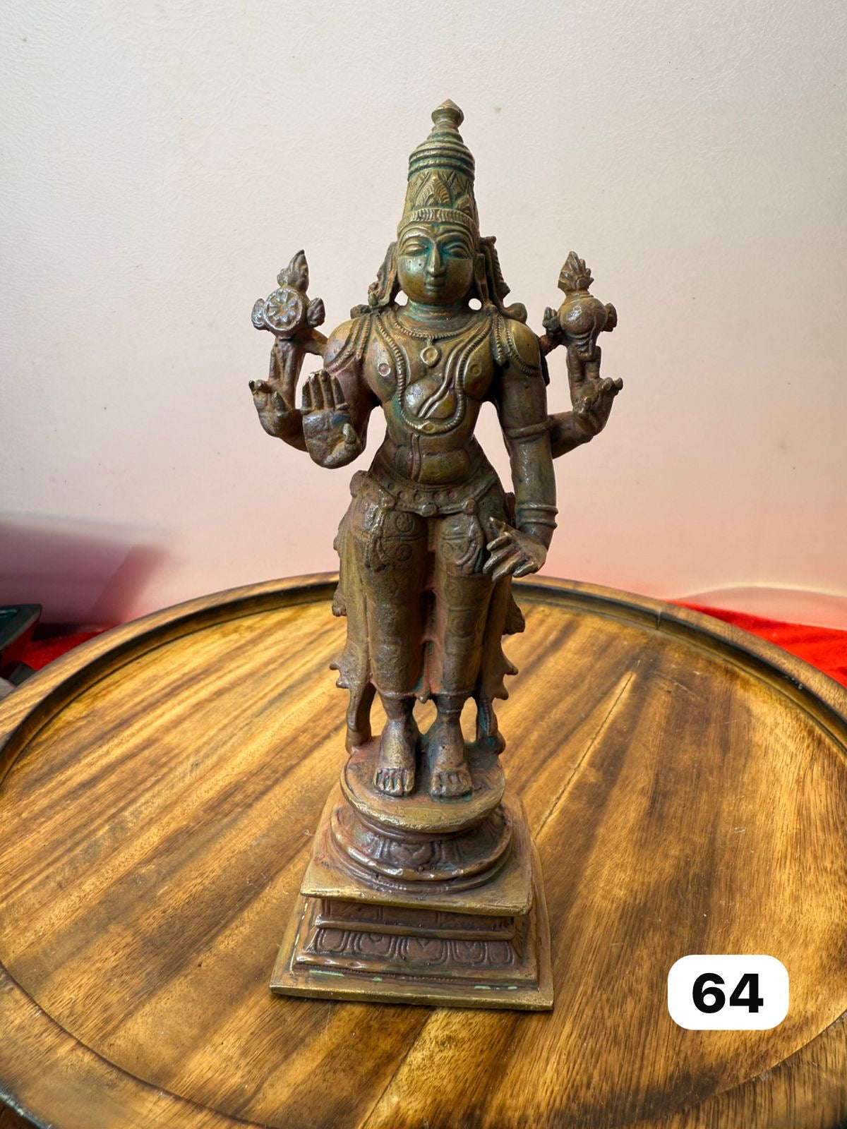 Srinivasa swamy - museum replicated copper idol