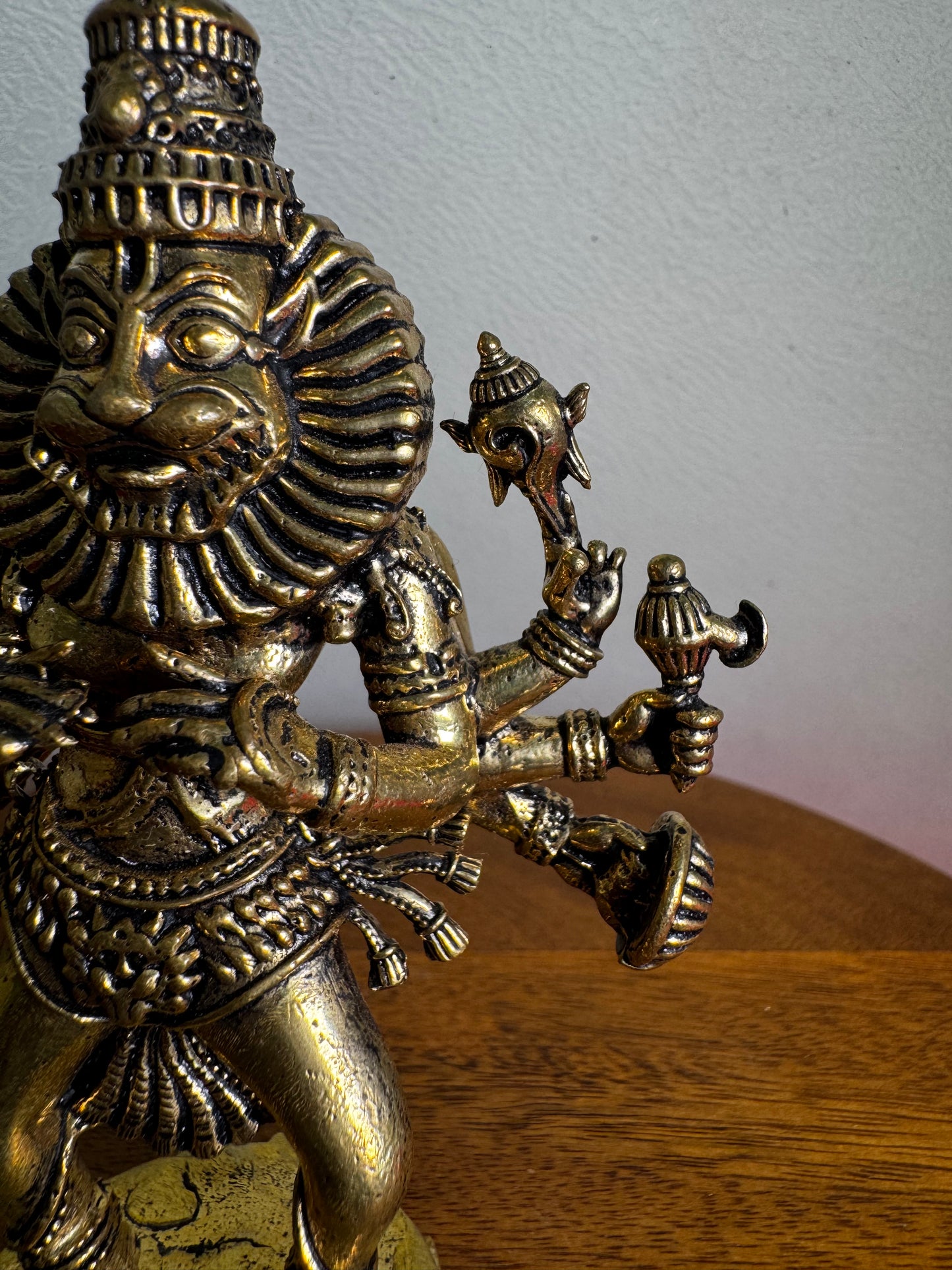 Ugra Narasimha Swamy - Prasiddh idols present Panchaloha idol