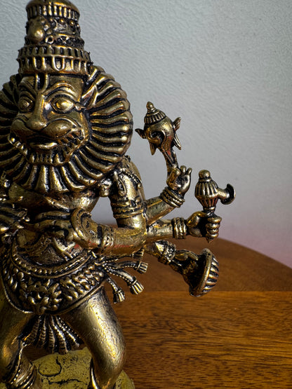 Ugra Narasimha Swamy - Prasiddh idols present Panchaloha idol