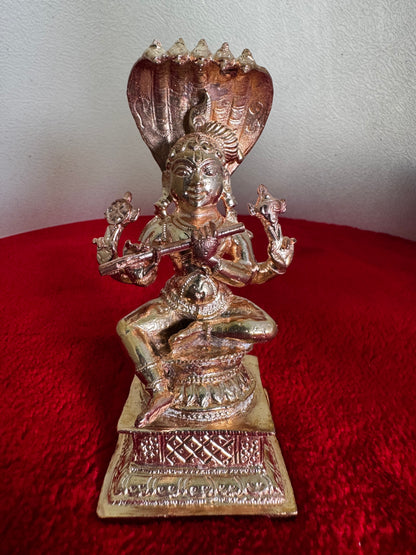 Chaturbhuja Krishna - Prasiddh idols presents copper idol