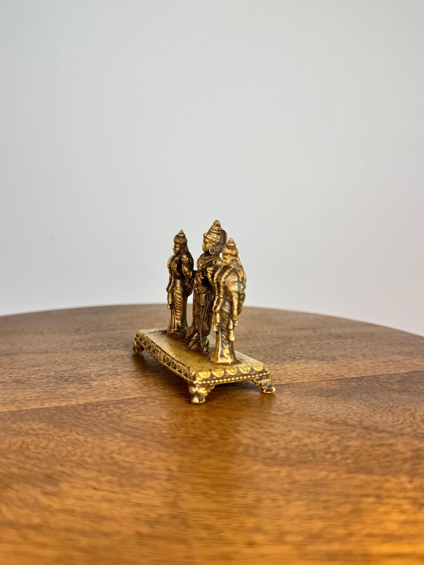 Suryanaraya with wives - museum Replicated panchaloha idol