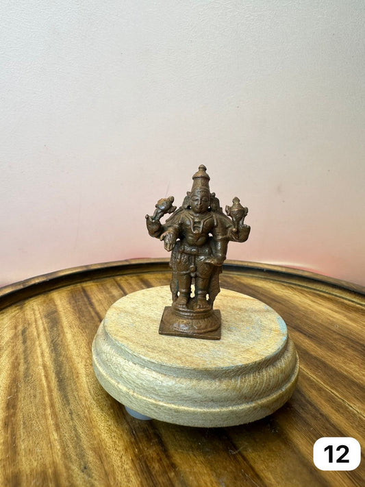Miniature Srinivasa Swamy - Prasiddh Idols Presents Copper Idol Of Museum Replica
