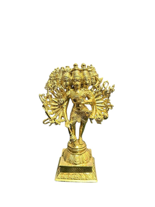 Dashamuka Hanuman - Prasiddh Idols Presents Panchaloha Idol (Custom Made)