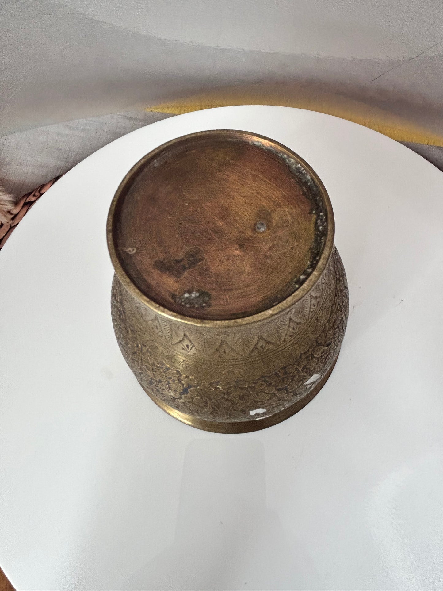 Vintage made bronze tumbler