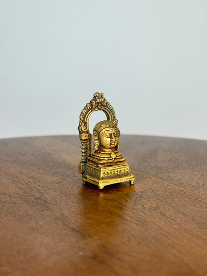 Gowri with peeta prabhavali - museum replicated panchaloha idol