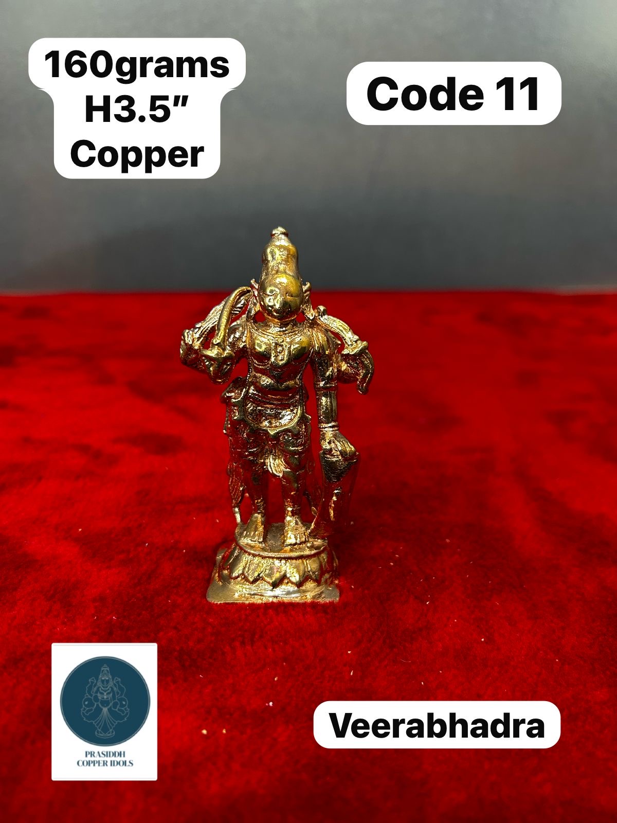Veerabhadra - Prasiddh Idols Presents Copper Idol