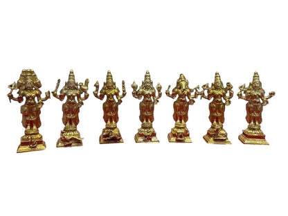 Standing Saptamatrikas- Prasiddh Idols Presents Panchaloha Idol (Custom Made)