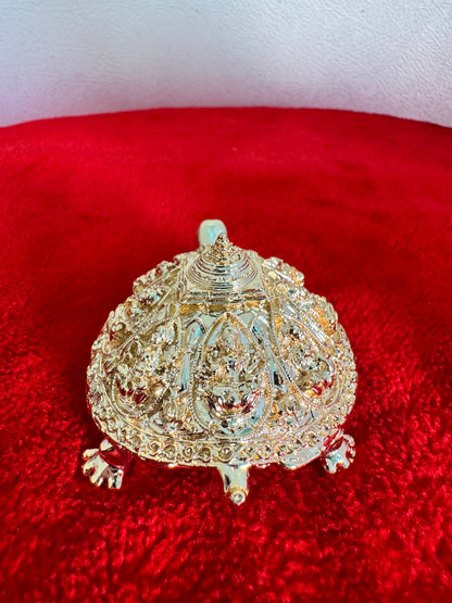 Astalakshmi Meru SriYantra - Prasiddh idols presents resin made gold polished idol