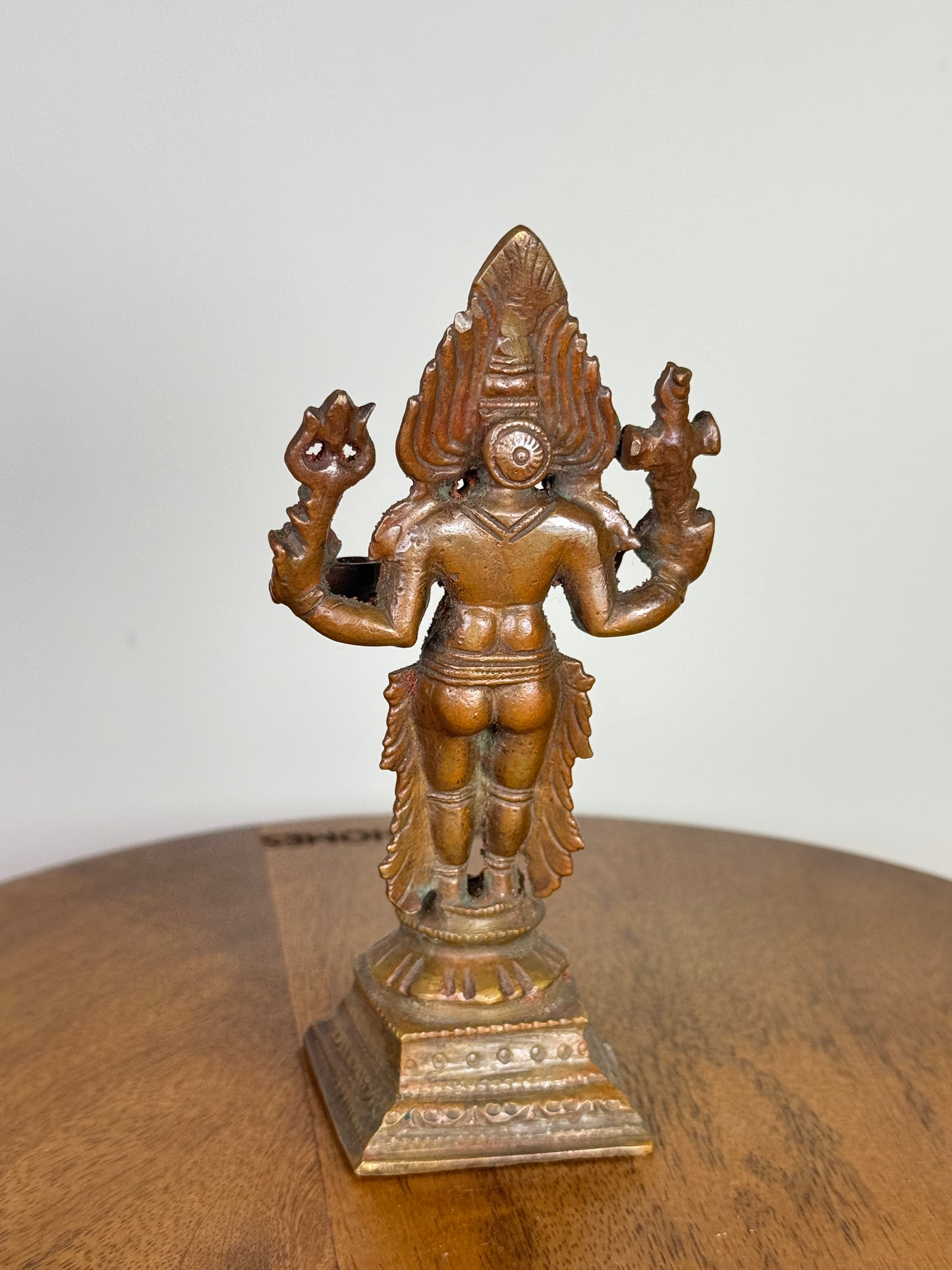 standing Mariamman/maraiamma - Museum Replicated copper idol