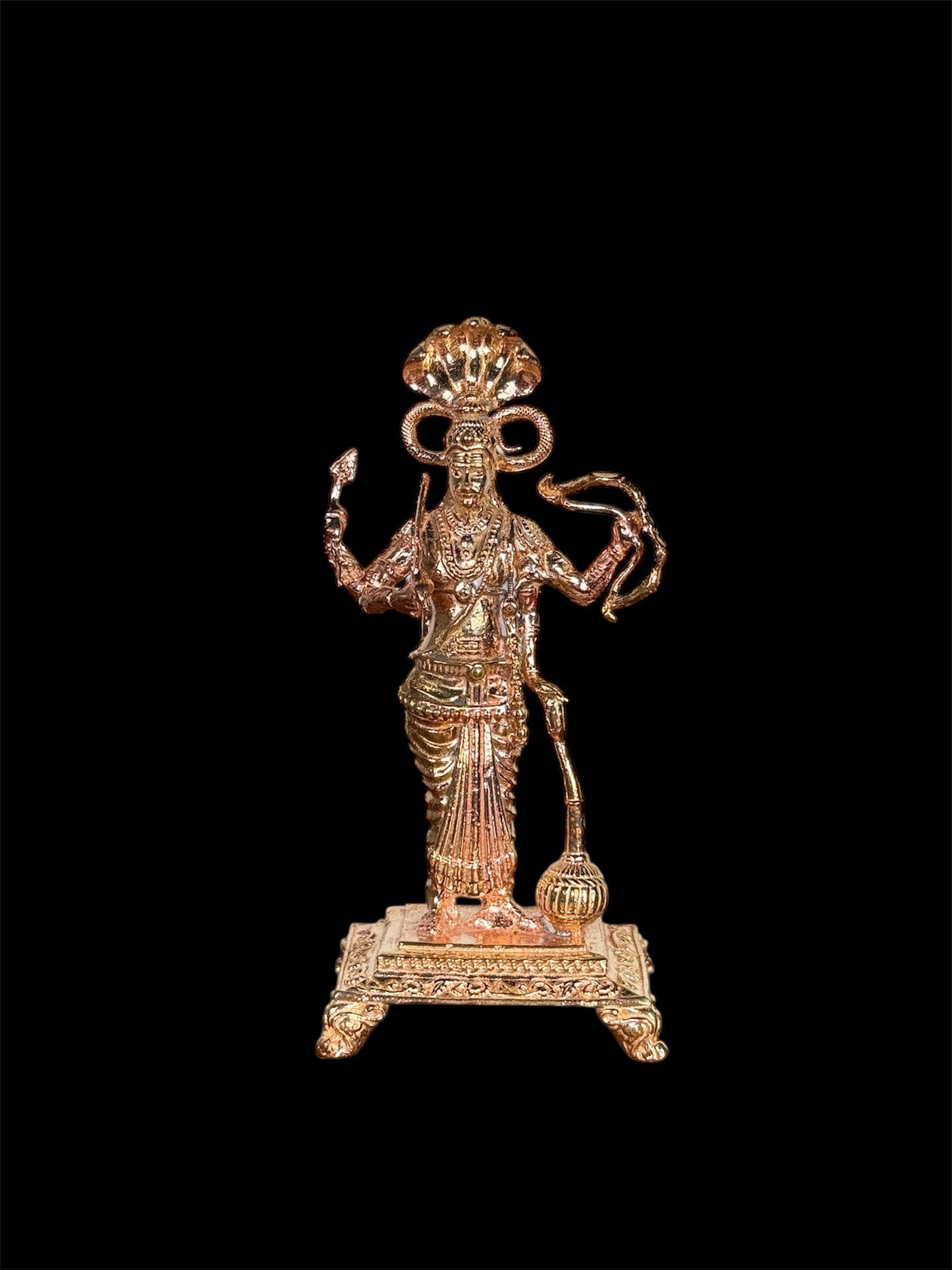 Veerabhadra swamy - copper idol