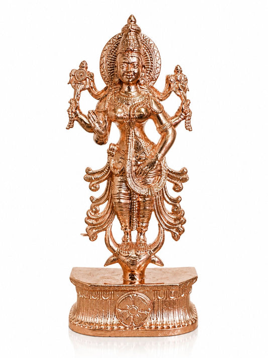 Vishnu Durga Devi - Prasiddh Idols Presents Copper Idol