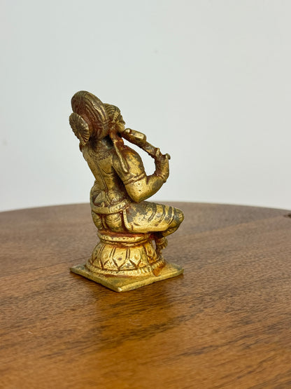 Ayyanar/shasta idol - museum replicated panchaloha idol