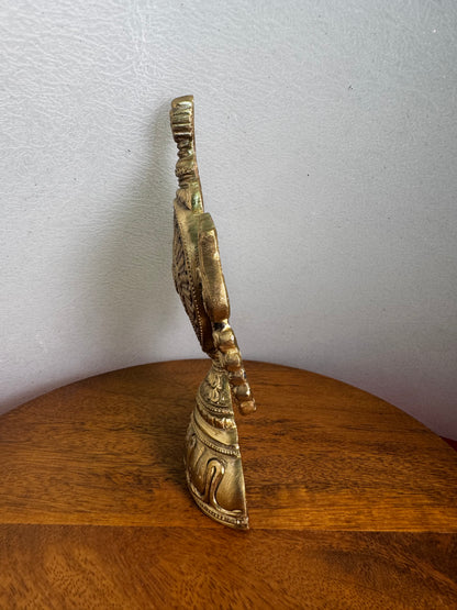 Shanku Chakra Stand - Prasiddh idols presents Panchaloha handcrafted item