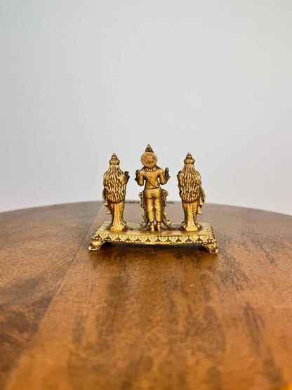 Suryanaraya with wives - museum Replicated panchaloha idol