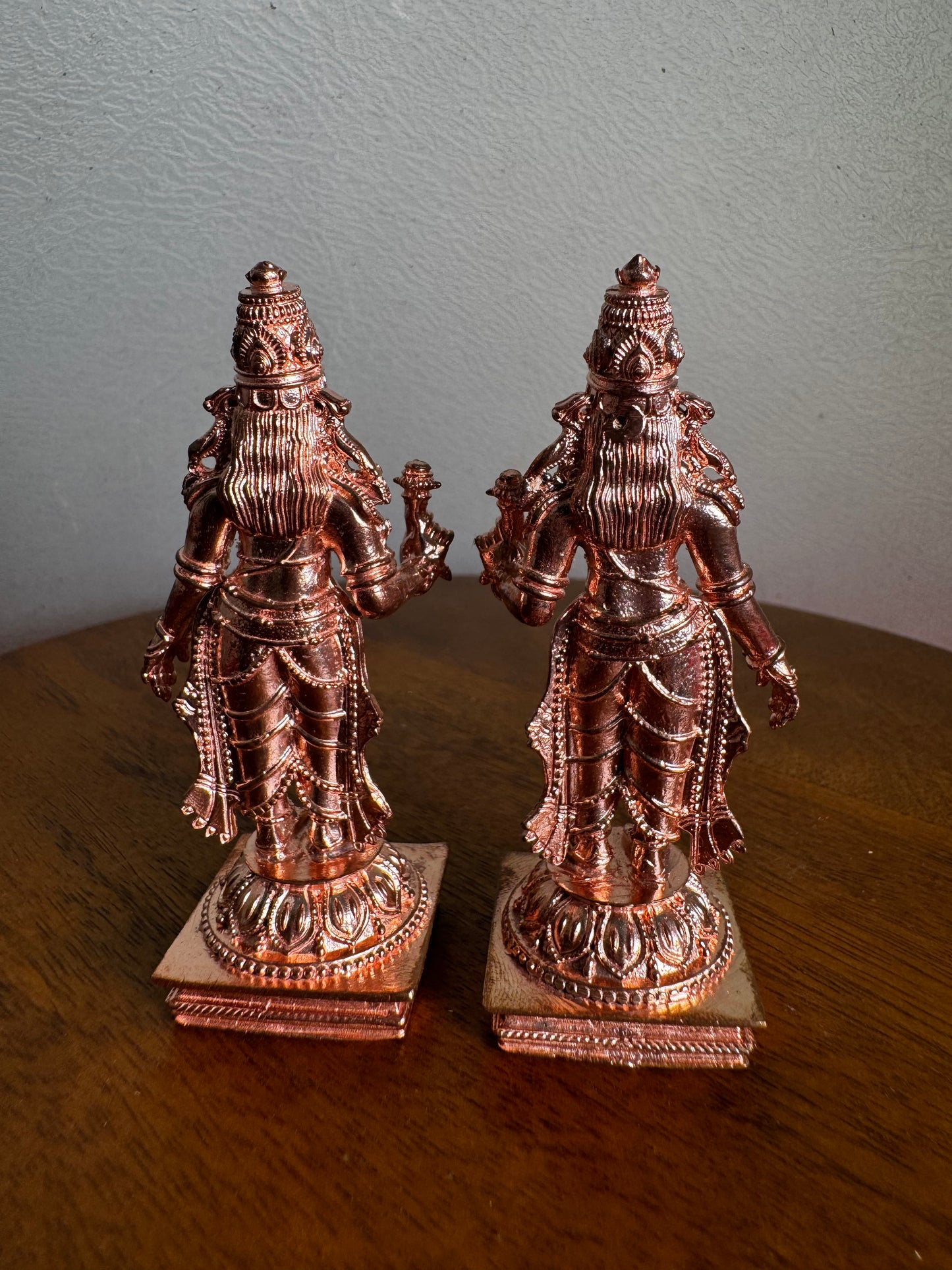 Srinivasa Parivar- Prasiddh idols present copper idol