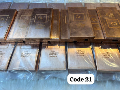 Fine 999 Copper Bar 1kg only at Prasiddh copper idols