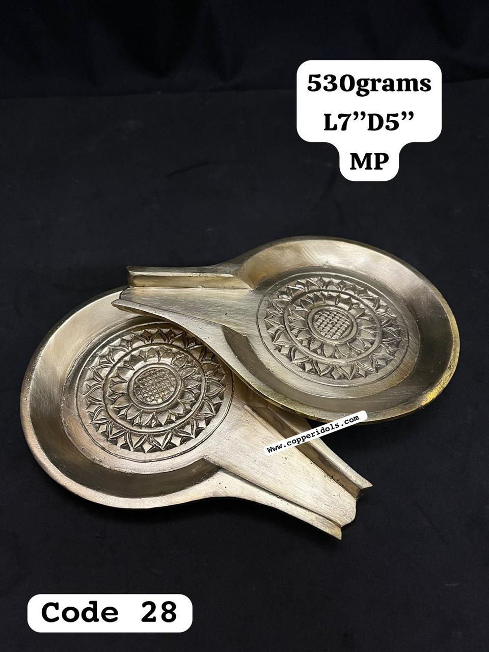 Somasutra Abhisheka Plate - Prasiddh Idols Presents Panchaloha Plate