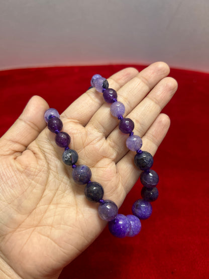 Purple Onyx Stone Mala