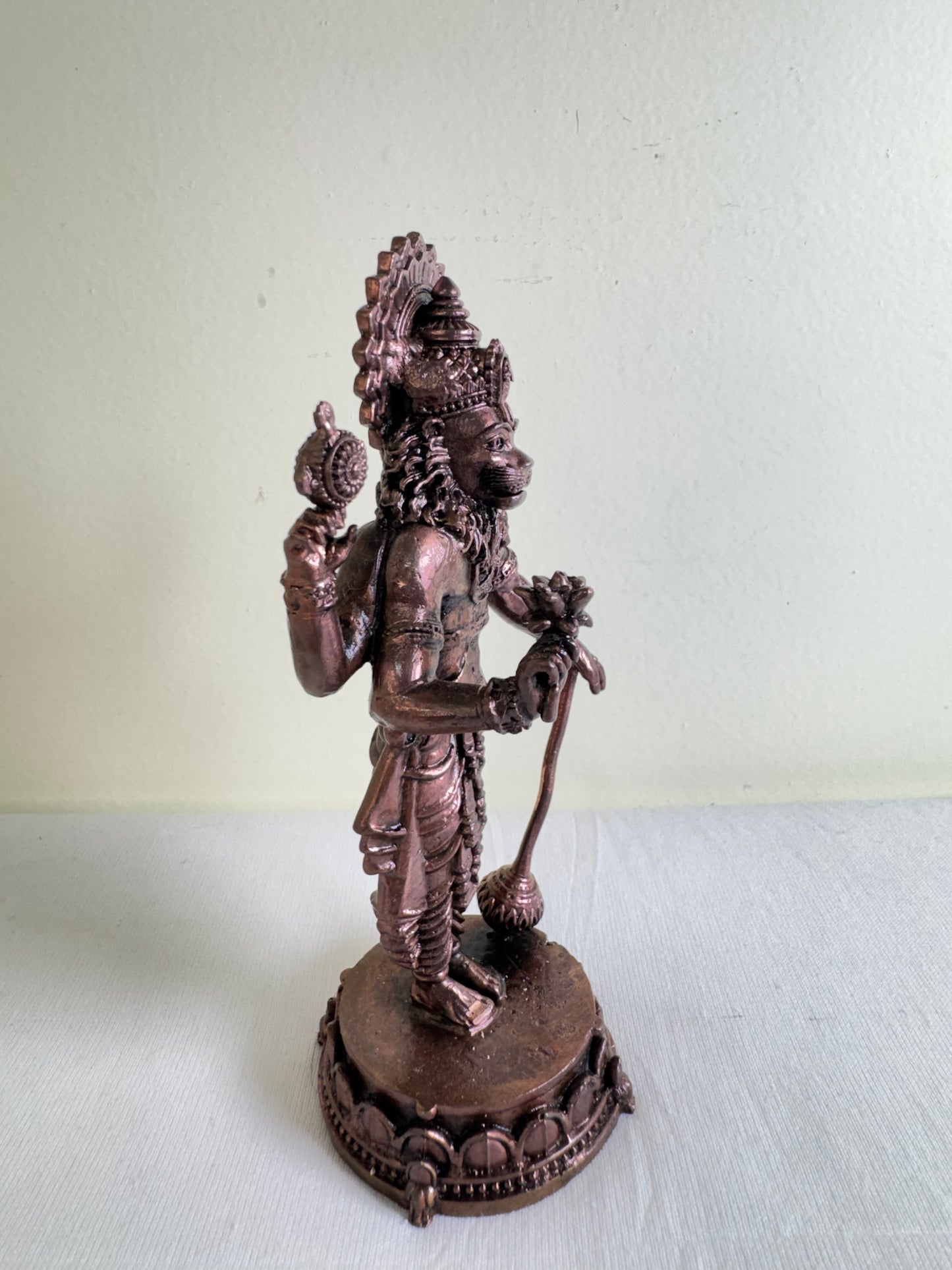 Standing Narasimha Swamy - Prasiddh idols presents Copper Made Polished idol