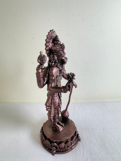 Standing Narasimha Swamy - Prasiddh idols presents Copper Made Polished idol