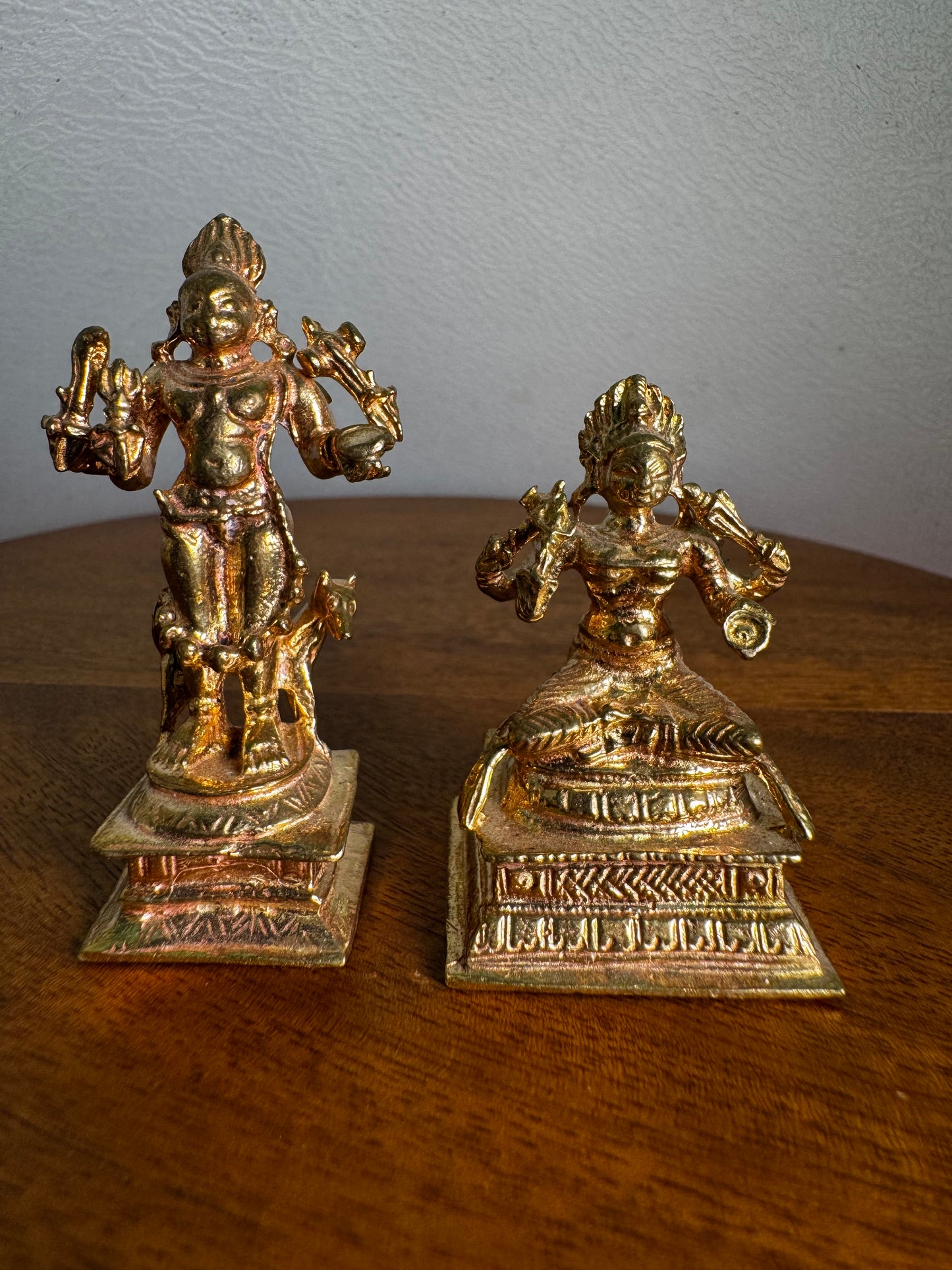 Bhairava and Bhairavi- prasiddh idols presents Panchaloha idol
