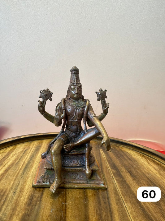 Vaikuntanatha /Vaikunta Vishnu - Prasiddh Idols Presents Copper Idol Of Museum Replica
