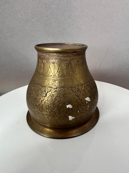 Vintage made bronze tumbler