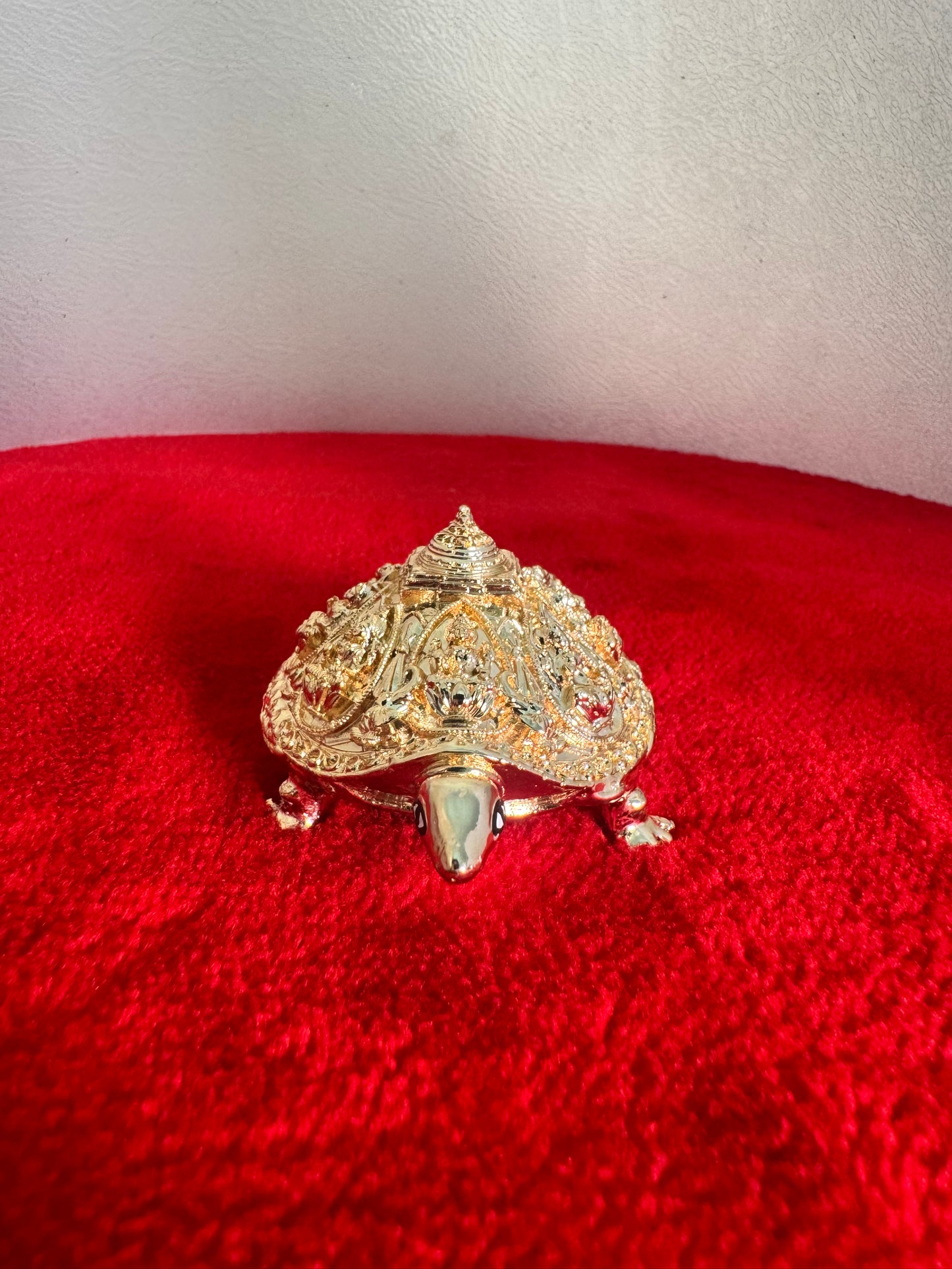 Astalakshmi Meru SriYantra - Prasiddh idols presents resin made gold polished idol