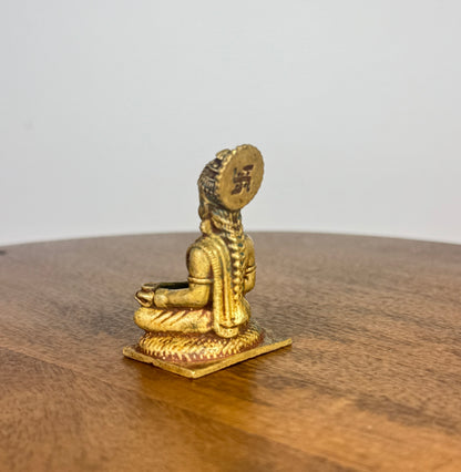 Annapoorna/ Annapoorneshwari idol - Museum replicated Panchaloha idol