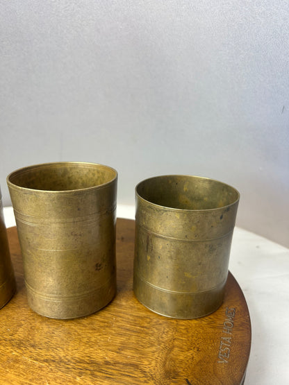 Vintage made measuring tumbler- set of 3