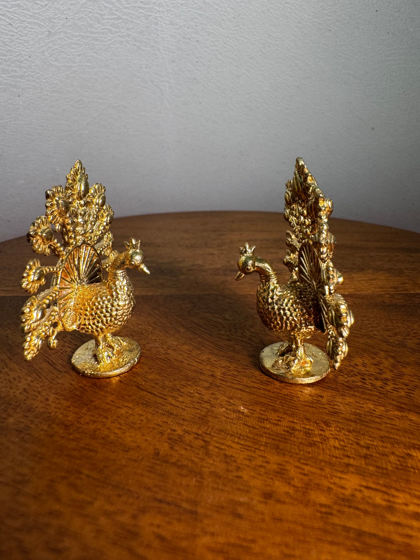 Miniature Peacock- Prasiddh idols presents Panchaloha idol