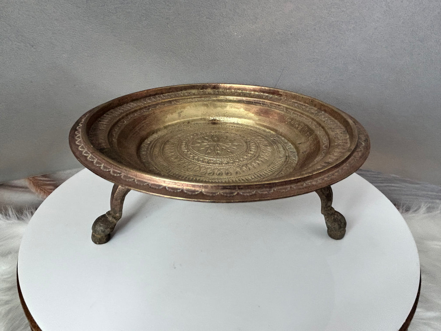 Vintage bronze tripod