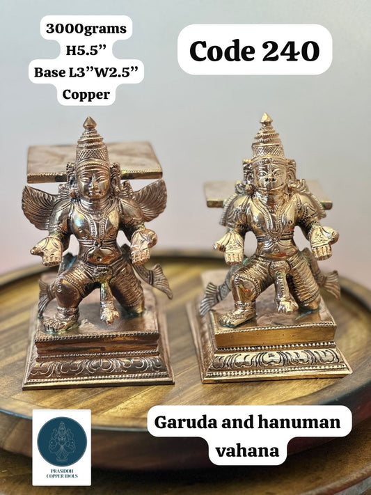 Garuda And Hanuman - Prasiddh Idols Presents Copper Idol