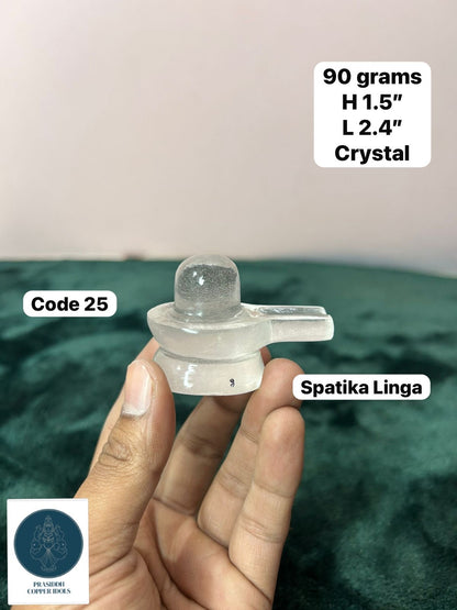 Spatika Linga - Prasiddh Idols Presents Crystal