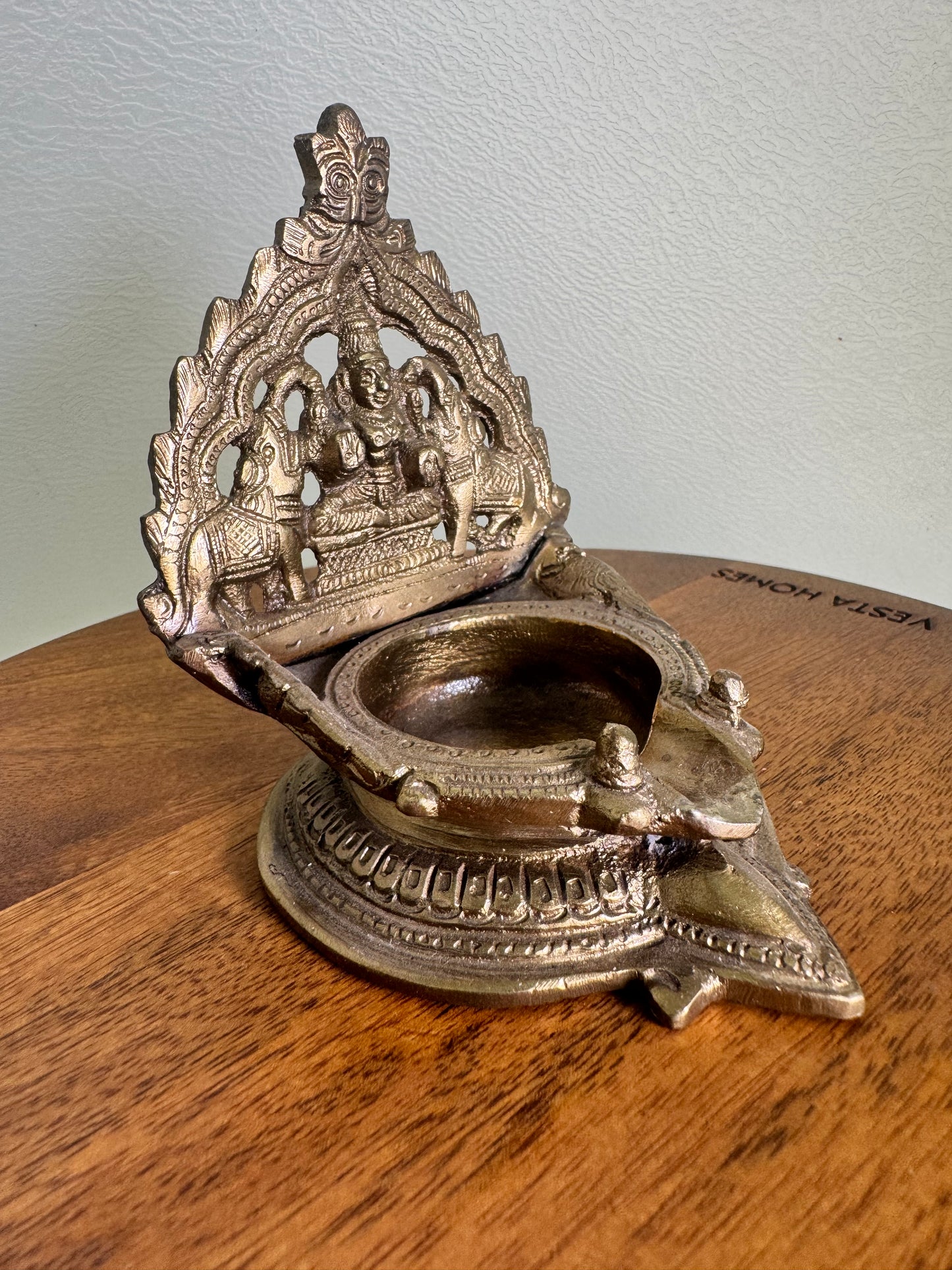 Gaja lakshmi lamp/ Deepam/Lamp/Pair Lamp - Prasiddh Idols Presents Panchaloha lamp