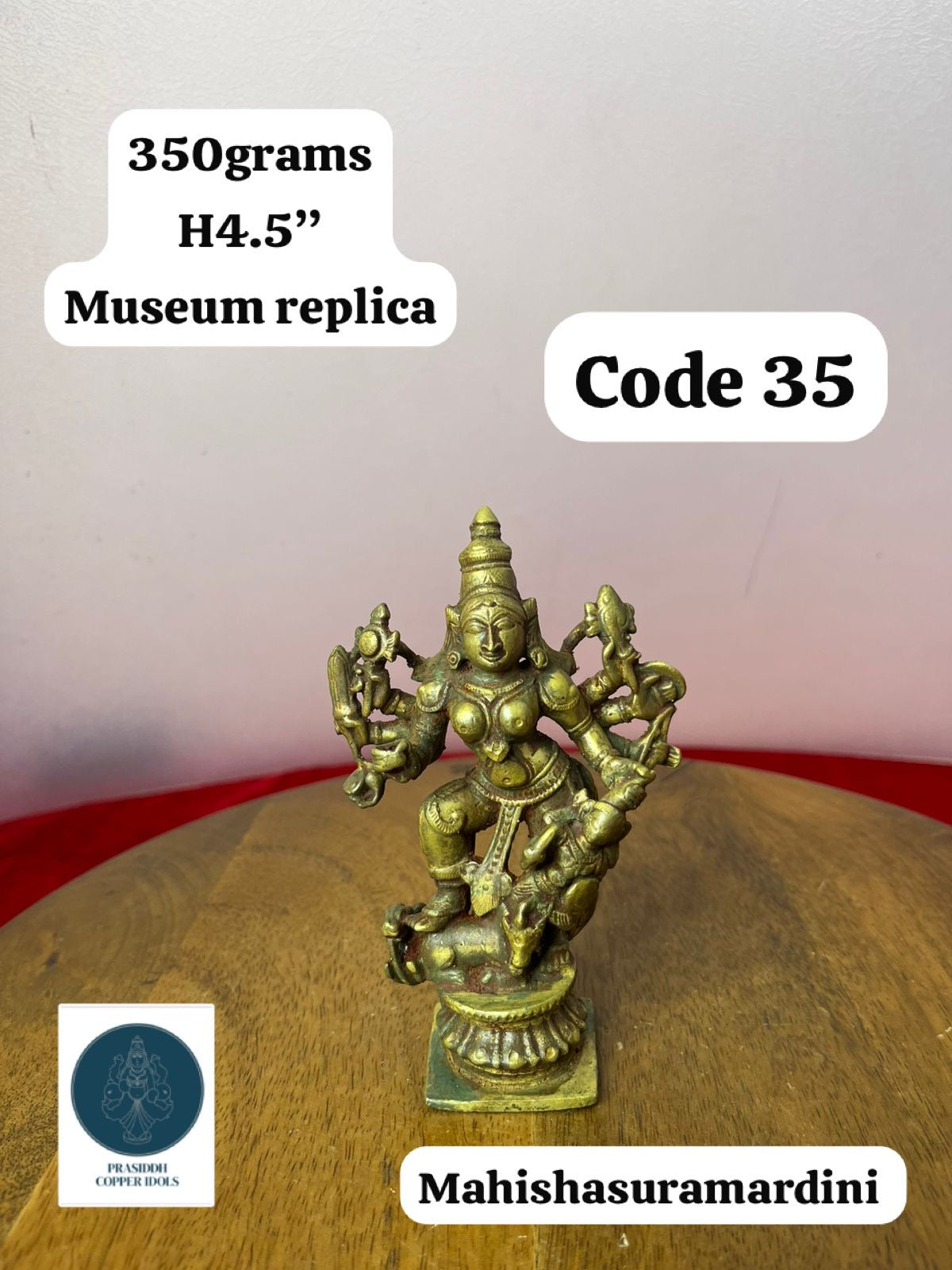 Mahishasuramardini- Prasiddh Idols Presents Panchaloha Made Museum Replica Idol