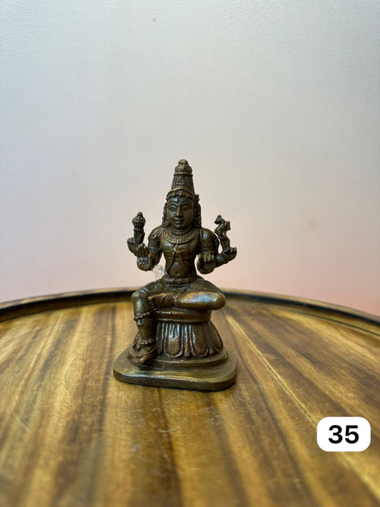 Sitting Shiva - museum replicated copper idol